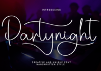 Partynight Font - Featured Image