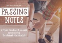 Passing Notes Font - Featured Image