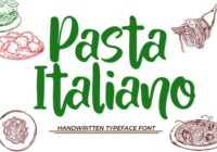 Pasta Italiano Font - Featured Image