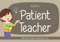 Patient Teacher Font - Featured Image