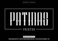 Patinas Pointed Font - Featured Image