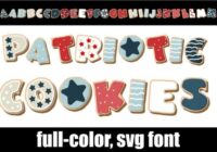 Patriotic Cookies Font - Featured Image