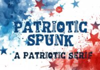 Patriotic Spunk Font - Featured Image