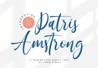 Patris Amstrong Font - Featured Image