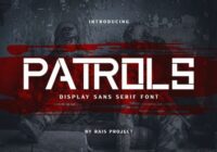 Patrols Font - Featured Image