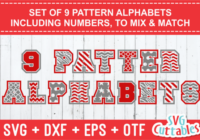 Pattern Alphabet Font - Featured Image