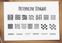 Patternline Dingbat Font - Featured Image