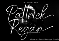Pattrick Regan Font - Featured Image