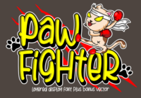 Paw Fighter Font - Featured Image