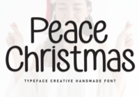 Peace Christmas Font - Featured Image