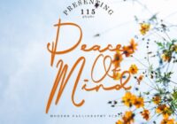 Peace of Mind Font - Featured Image