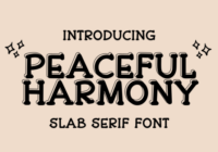 Peaceful Harmony Font - Featured Image
