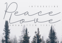 Peacelove Font - Featured Image
