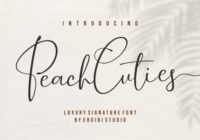 Peach Cuties Font - Featured Image