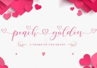 Peach Golden Font - Featured Image