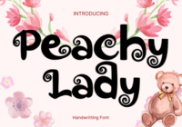 Peachy Lady Font - Featured Image