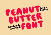 Peanut Butter Font Font - Featured Image