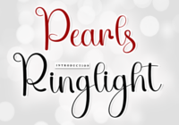 Pearls Ringlight Font - Featured Image