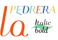 Pedrera Italic Font - Featured Image
