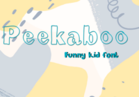 Peekaboo Font - Featured Image