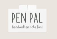 Pen Pal Font - Featured Image