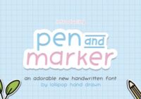 Pen and Marker Font - Featured Image