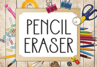 Pencil Eraser Font - Featured Image