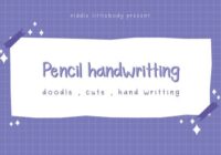 Pencil Handwritting Font - Featured Image