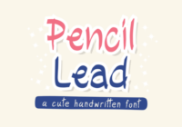 Pencil Lead Font - Featured Image