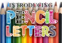 Pencil Letters Font - Featured Image