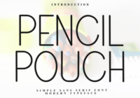 Pencil Pouch Font - Featured Image