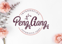 Peng Gang Font - Featured Image