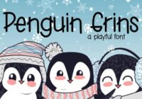 Penguin Grins Font - Featured Image