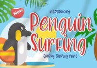 Penguin Surfing Font - Featured Image