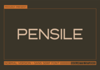 Pensile Font - Featured Image