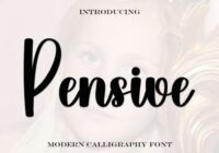 Pensive Font - Featured Image