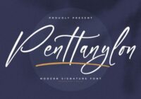 Penttanylon Font - Featured Image