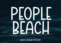 People Beach Font - Featured Image