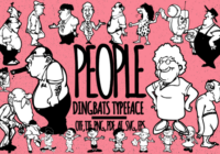 People Cartoon Font - Featured Image