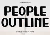 People Outline Font - Featured Image