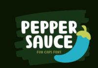 Pepper Sauce Font - Featured Image