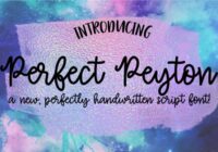 Perfect Peyton Font - Featured Image