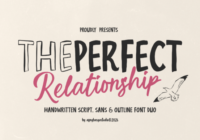 Perfect Relationship Font - Featured Image