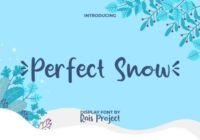 Perfect Snow Font - Featured Image