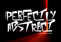 Perfectly Abstract Font - Featured Image