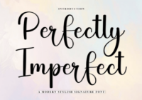 Perfectly Imperfect Font - Featured Image