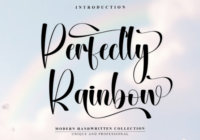 Perfectly Rainbow Font - Featured Image
