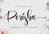 Perisha Font - Featured Image