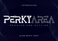 Perky Area Font - Featured Image