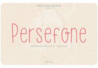 Persefone Font - Featured Image
